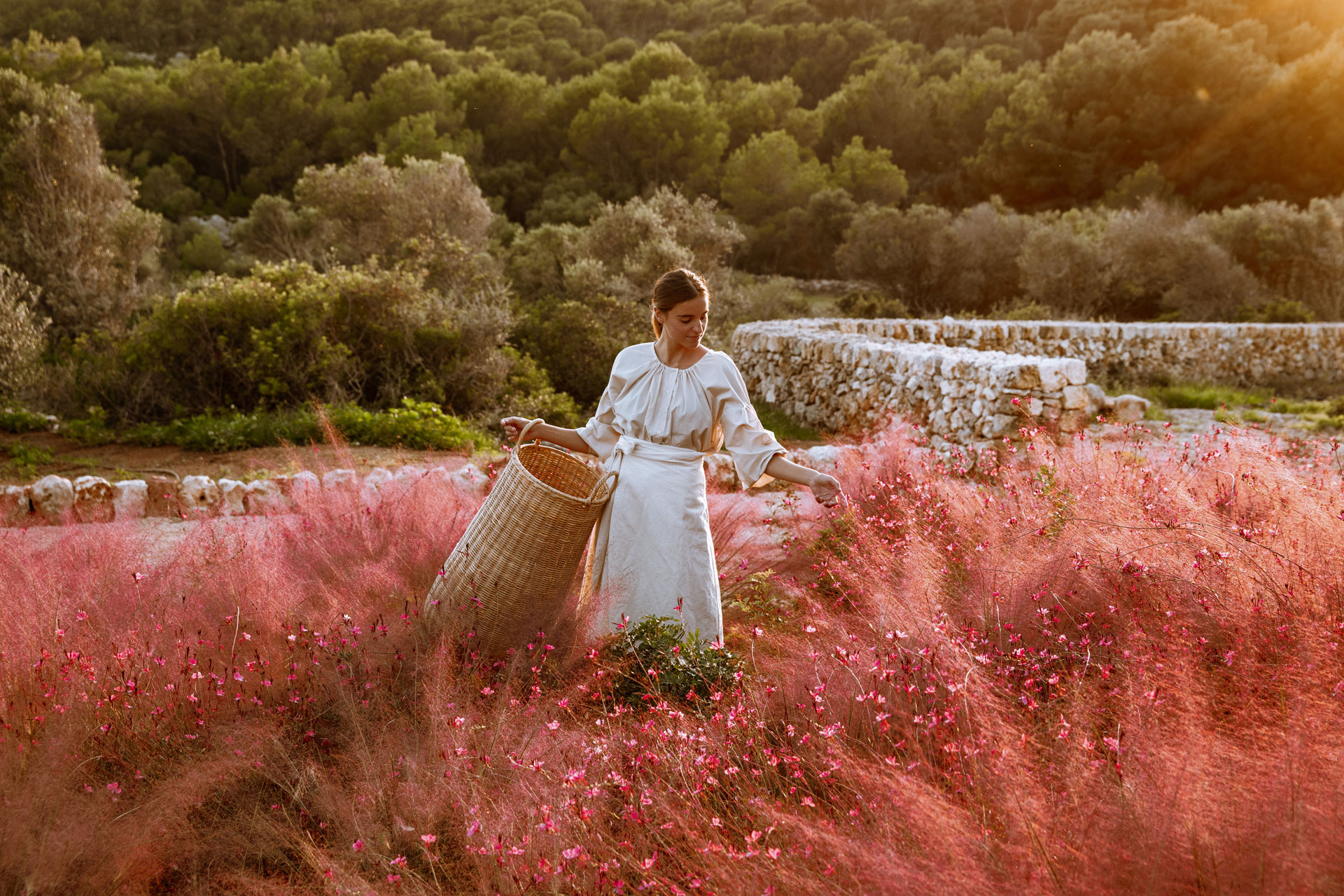 Weites Land rund um Son Blanc Farmhouse auf Menorca